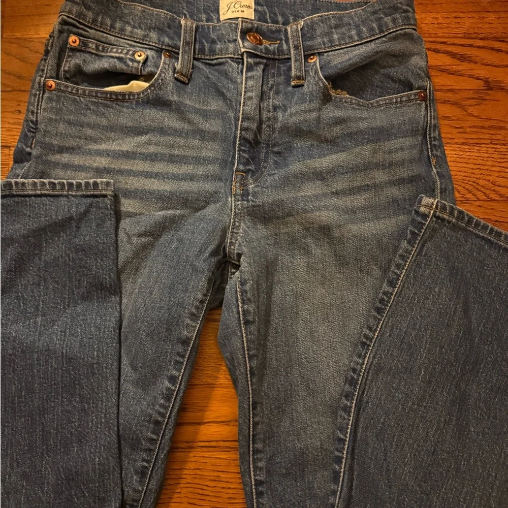 J. Crew Slim Boyfriend Blue Women's Jeans - Picture 5 of 6